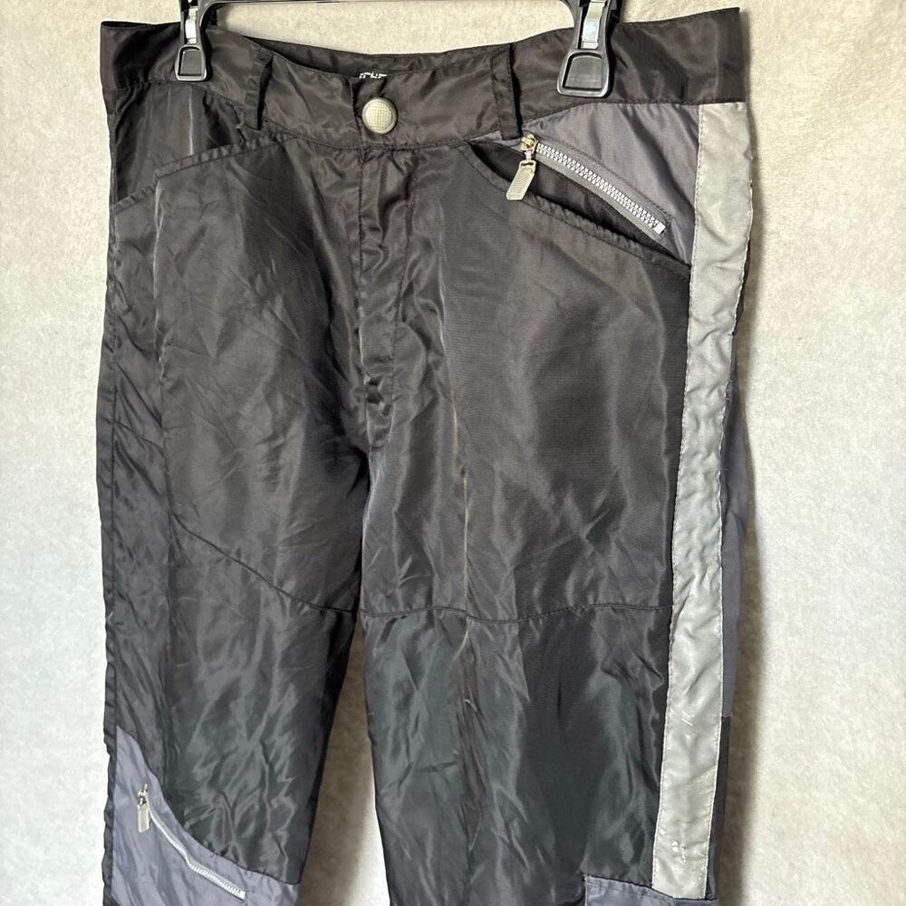 Cryonic Angel Nylon Windbreaker Cargo Pants Size L Rave Y2K Vintage Cyber Goth - Picture 3 of 9